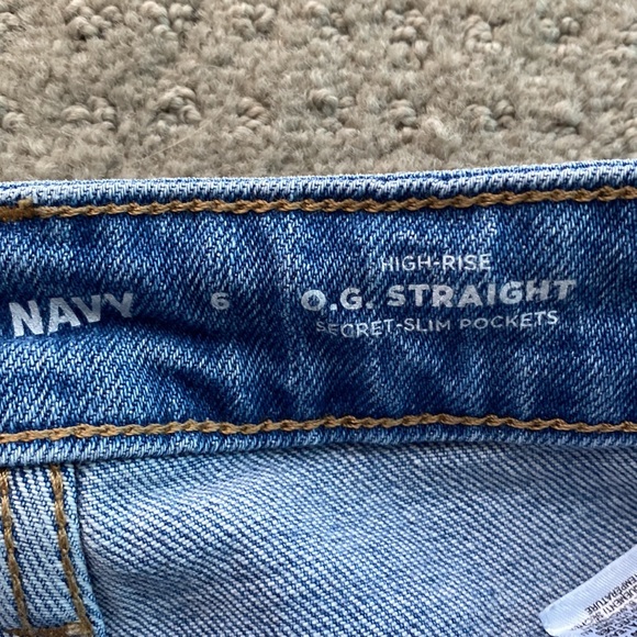 Old Navy high rise straight jeans size 6 - Picture 4 of 4
